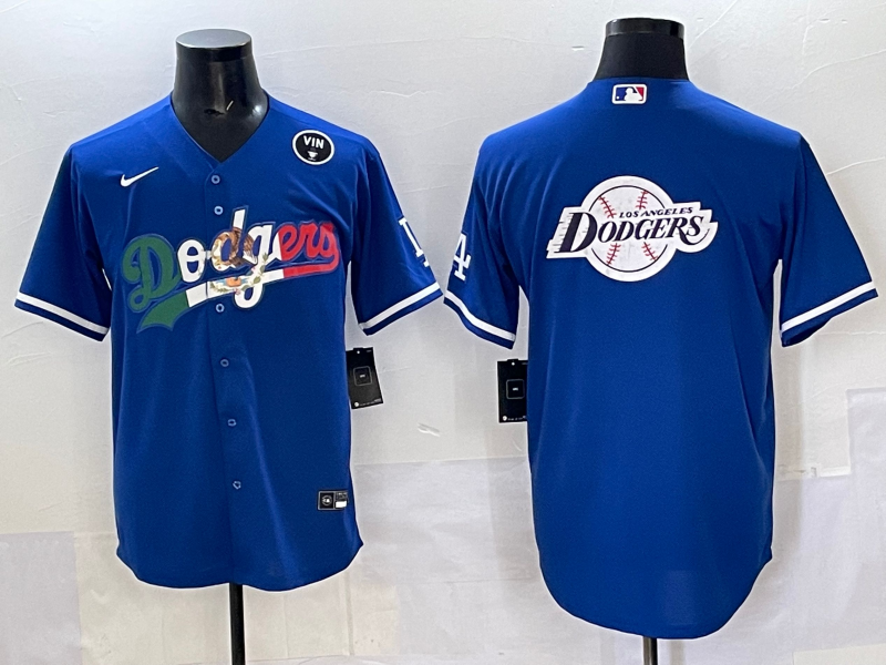 Men Los Angeles Dodgers blank blue Nike 2025 MLB All Star Jersey 0034->los angeles dodgers->MLB Jersey